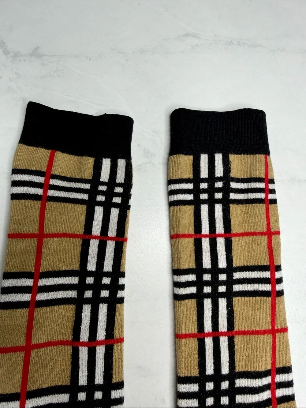 Burberry Kids Plaid Check Knee-High Socks